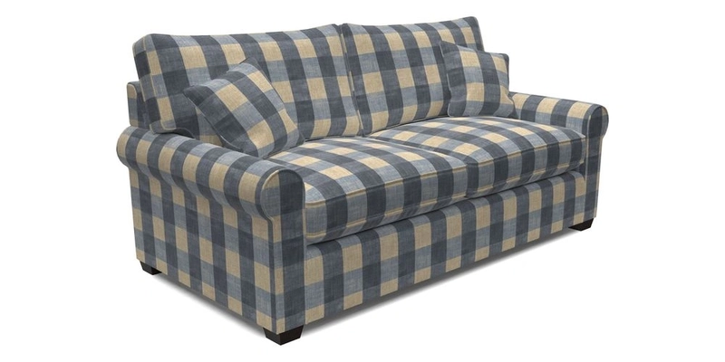 Bignor 3 Seater Sofa in V&A Drawn From Nature Oak Tree Gold