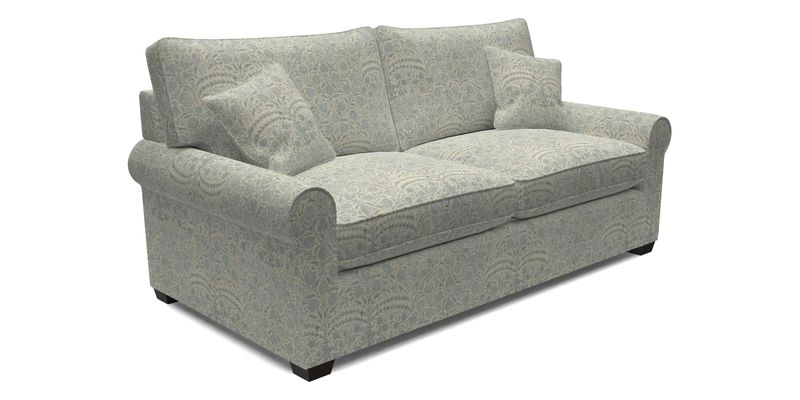 Bignor 3 Seater Sofa in V&A Drawn From Nature Oak Tree Gold