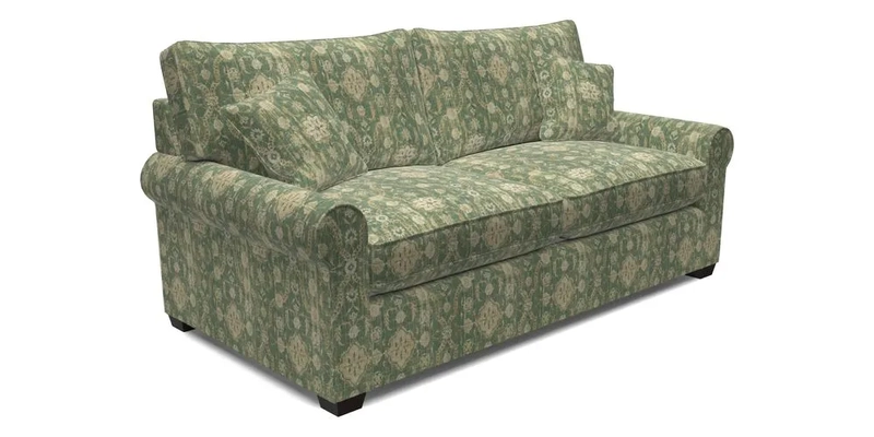 Bignor 3 Seater Sofa in V&A Drawn From Nature Oak Tree Gold