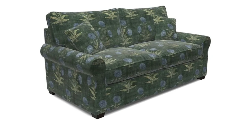 Bignor 3 Seater Sofa in V&A Drawn From Nature Oak Tree Gold