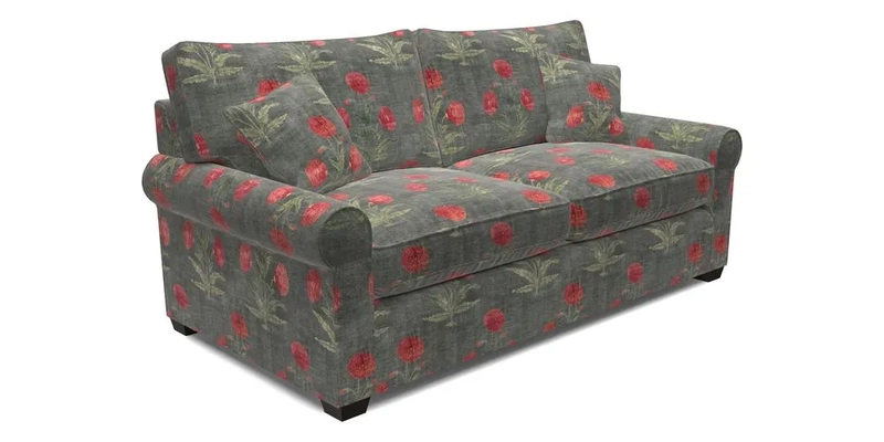 Bignor 3 Seater Sofa in V&A Drawn From Nature Oak Tree Gold