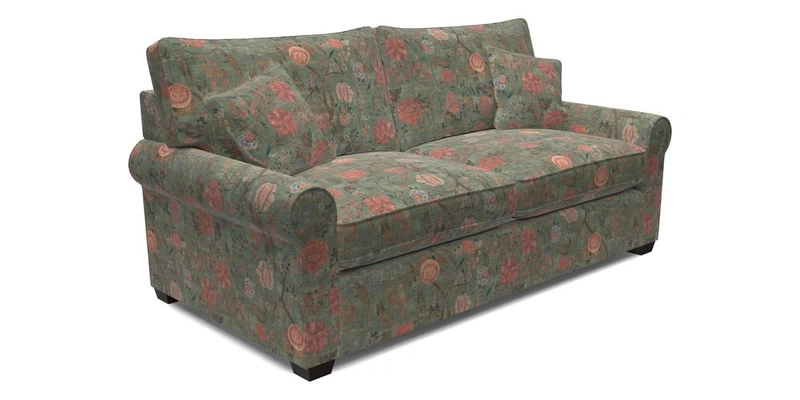 Bignor 3 Seater Sofa in V&A Drawn From Nature Oak Tree Gold