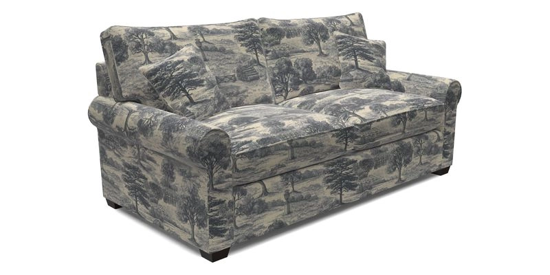 Bignor 3 Seater Sofa in V&A Drawn From Nature Oak Tree Gold