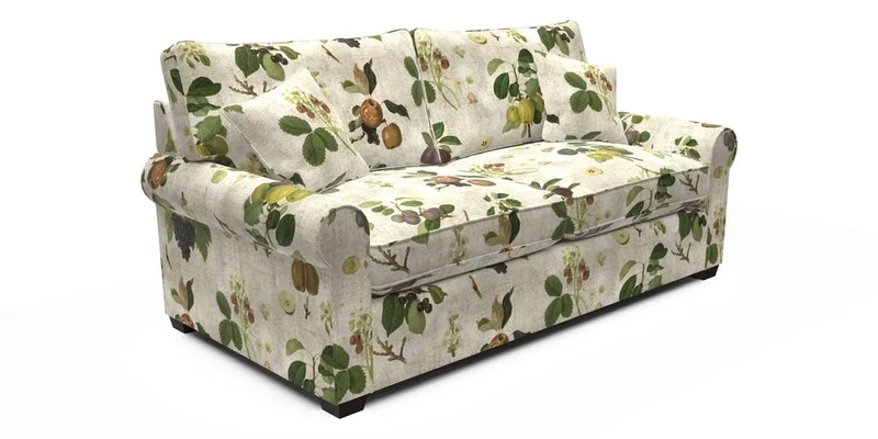 Bignor 3 Seater Sofa in V&A Drawn From Nature Oak Tree Gold