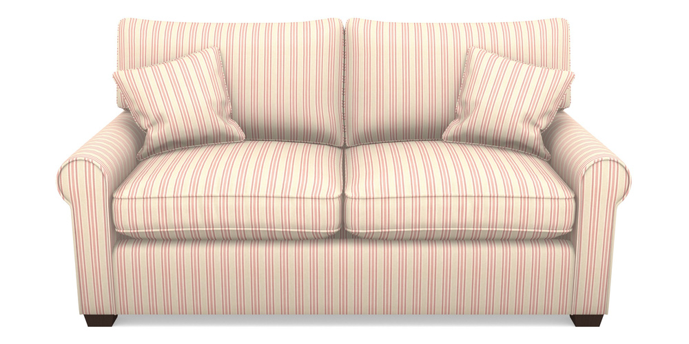 Product photograph of Bignor Sofa Bed 2 5 Seater Sofa Bed In Cloth 22 - Racing Stripes Ayr - Cherry from Sofas and Stuff Limited