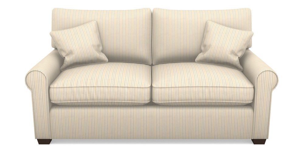 Product photograph of Bignor Sofa Bed 2 5 Seater Sofa Bed In Cloth 22 - Racing Stripes Ayr - Dove from Sofas and Stuff Limited