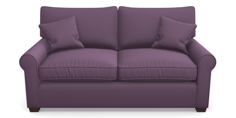 Product photograph of Bignor Sofa Bed 2 5 Seater Sofa Bed In Clever Glossy Velvet - Blackcurrant from Sofas and Stuff Limited