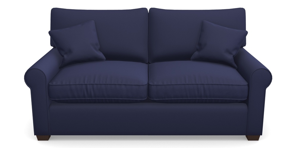 Product photograph of Bignor Sofa Bed 2 5 Seater Sofa Bed In Clever Glossy Velvet - Navy from Sofas and Stuff Limited