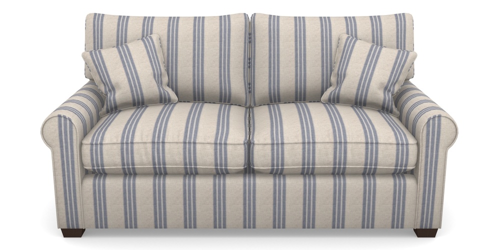 Product photograph of Bignor Sofa Bed 2 5 Seater Sofa Bed In Cloth 18 Stripes - Bengal - Indigo from Sofas and Stuff Limited