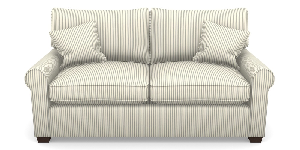 Product photograph of Bignor Sofa Bed 2 5 Seater Sofa Bed In Cotton Stripe - Airforce from Sofas and Stuff Limited