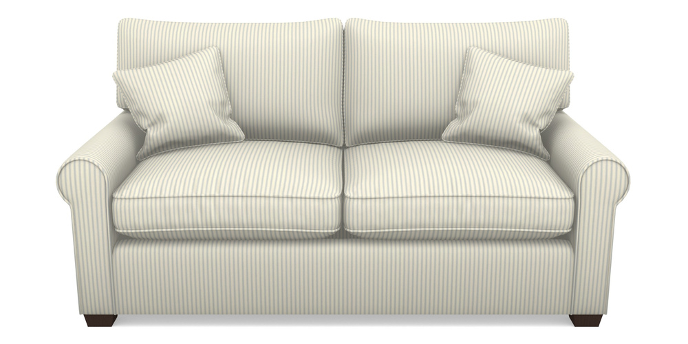 Product photograph of Bignor Sofa Bed 2 5 Seater Sofa Bed In Cotton Stripe - Sky from Sofas and Stuff Limited