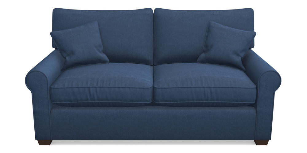 Product photograph of Bignor Sofa Bed 2 5 Seater Sofa Bed In Clever Tough And Eco Velvet - Agean from Sofas and Stuff Limited