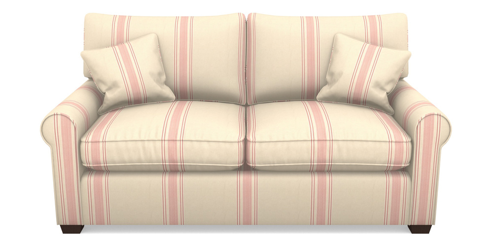 Product photograph of Bignor Sofa Bed 2 5 Seater Sofa Bed In Cloth 22 - Racing Stripes Cheltenham - Cherry from Sofas and Stuff Limited