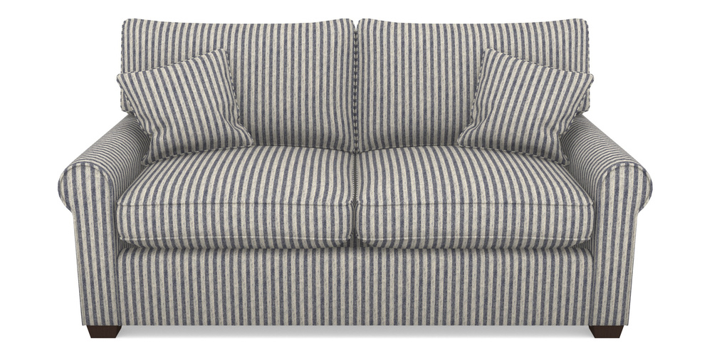 Product photograph of Bignor Sofa Bed 2 5 Seater Sofa Bed In Cloth 22 - Pinstripe - Deep Water from Sofas and Stuff Limited