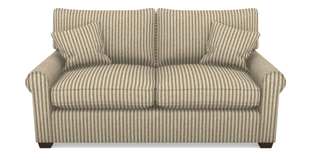 Product photograph of Bignor Sofa Bed 2 5 Seater Sofa Bed In Cloth 22 - Pinstripe - Fallen Leaf from Sofas and Stuff Limited