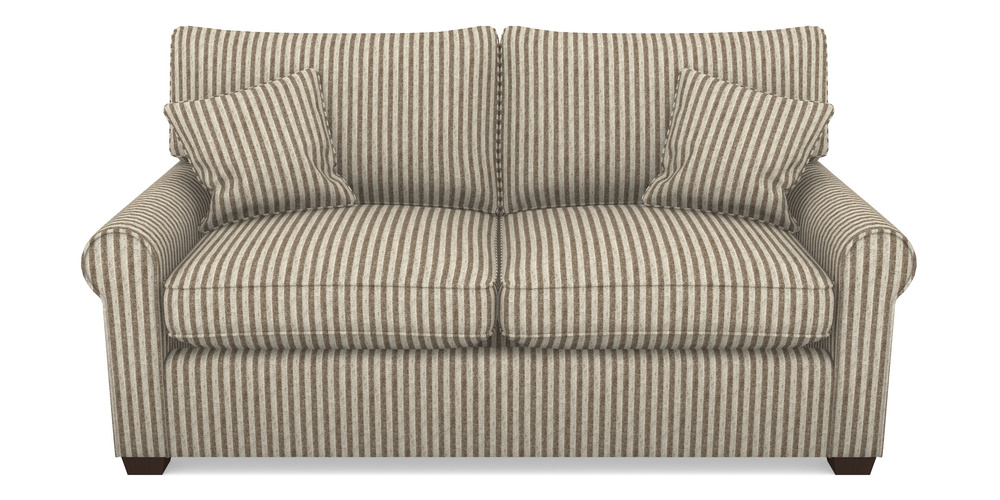 Product photograph of Bignor Sofa Bed 2 5 Seater Sofa Bed In Cloth 22 - Pinstripe - Peat from Sofas and Stuff Limited