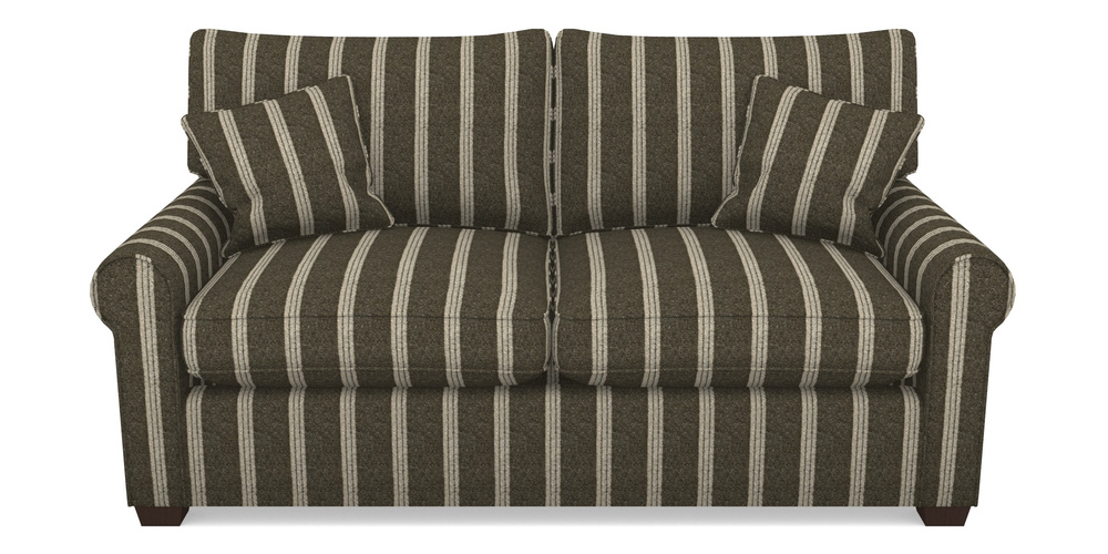 Product photograph of Bignor Sofa Bed 2 5 Seater Sofa Bed In Cloth 20 - Design 2 - Olive Stripe from Sofas and Stuff Limited