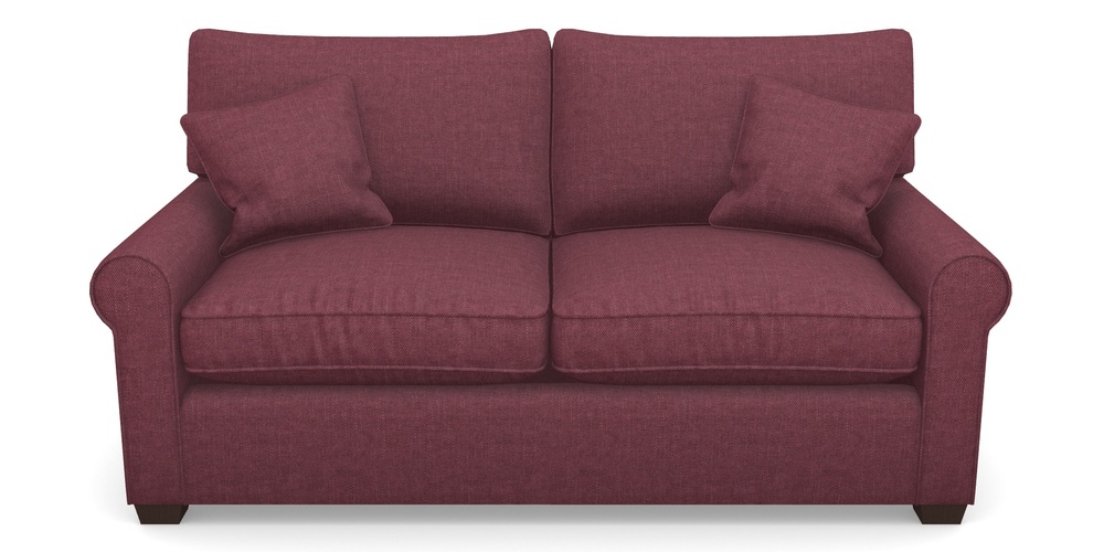 Product photograph of Bignor Sofa Bed 2 5 Seater Sofa Bed In Easy Clean Plain - Chianti from Sofas and Stuff Limited