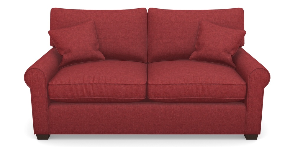 Product photograph of Bignor Sofa Bed 2 5 Seater Sofa Bed In Easy Clean Plain - Claret from Sofas and Stuff Limited