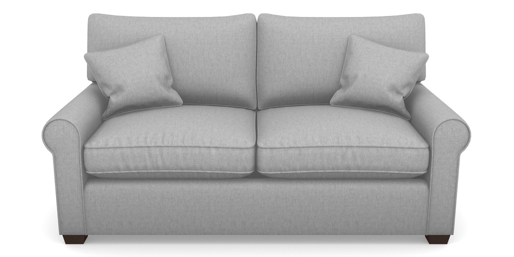 Product photograph of Bignor Sofa Bed 2 5 Seater Sofa Bed In Easy Clean Plain - Silver from Sofas and Stuff Limited
