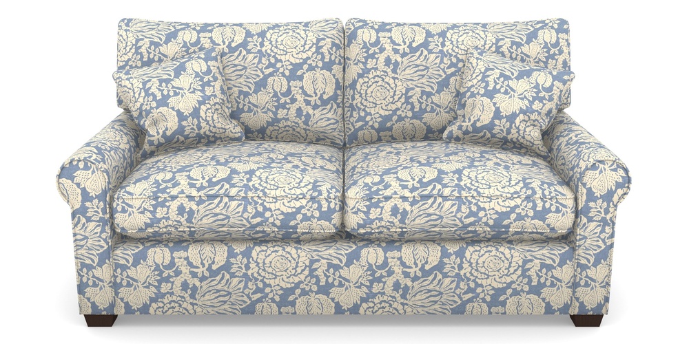 Product photograph of Bignor Sofa Bed 2 5 Seater Sofa Bed In V A Brompton Collection - Flowering Kale - Morning Blue from Sofas and Stuff Limited