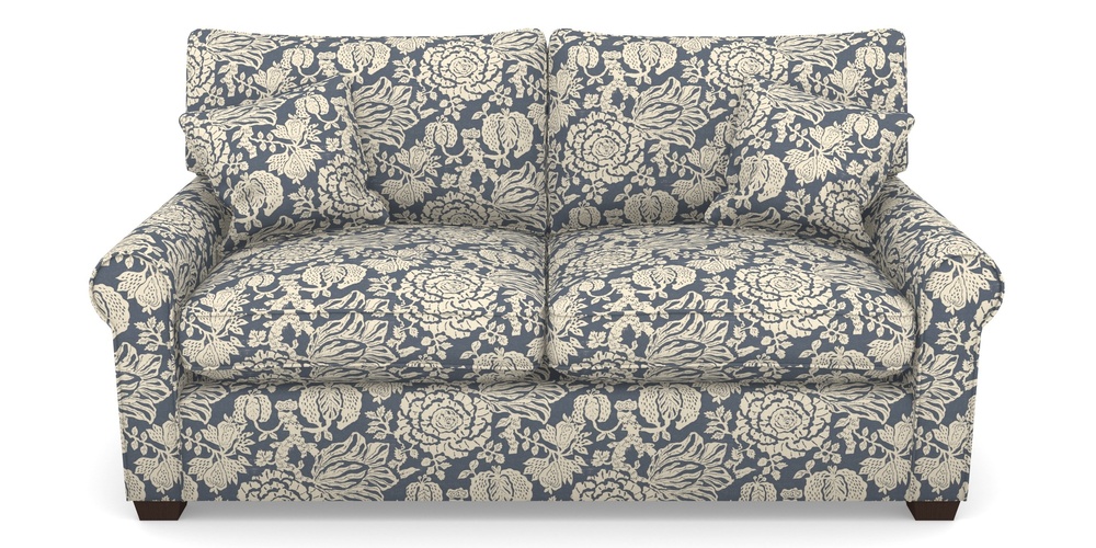 Product photograph of Bignor Sofa Bed 2 5 Seater Sofa Bed In V A Brompton Collection - Flowering Kale - Midnight Blue from Sofas and Stuff Limited