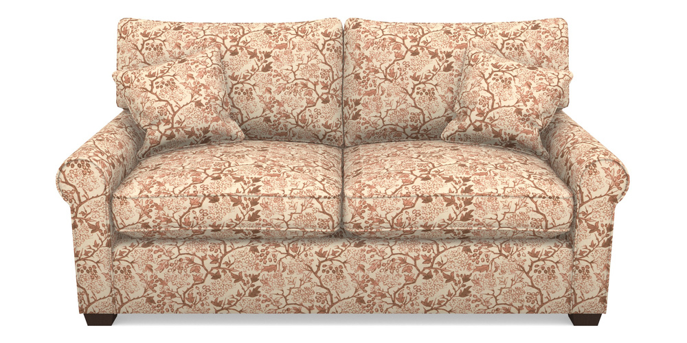 Product photograph of Bignor Sofa Bed 2 5 Seater Sofa Bed In Rhs Collection - Gertrude Jekyll Linen Cotton Blend - Rust from Sofas and Stuff Limited