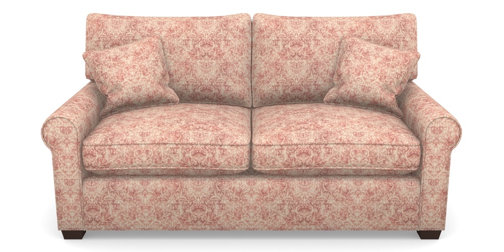 Product photograph of Bignor Sofa Bed 2 5 Seater Sofa Bed In Grace Linen - Brick from Sofas and Stuff Limited