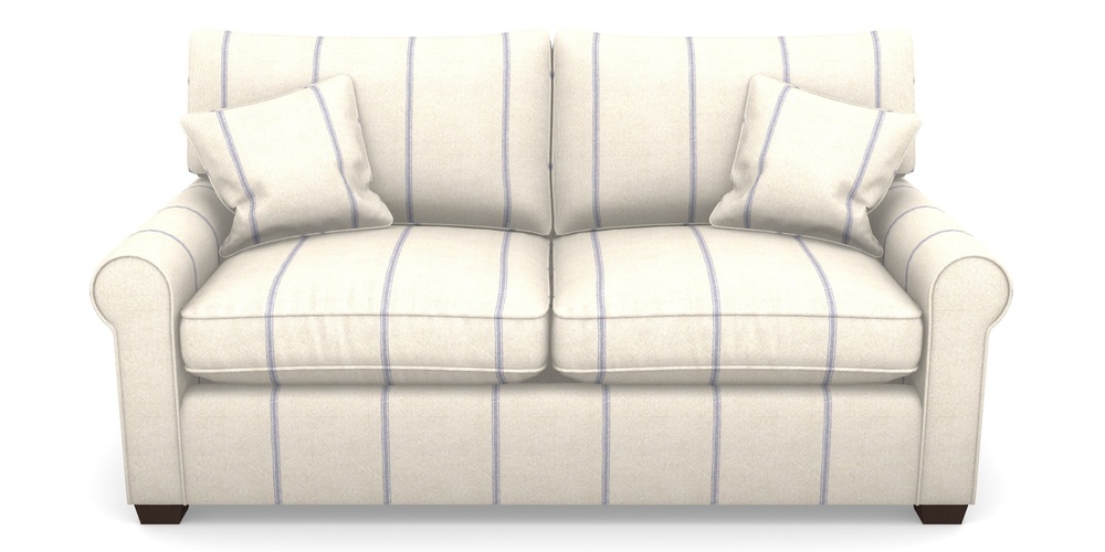 Product photograph of Bignor Sofa Bed 2 5 Seater Sofa Bed In Grain Sack Stripe - Blue from Sofas and Stuff Limited