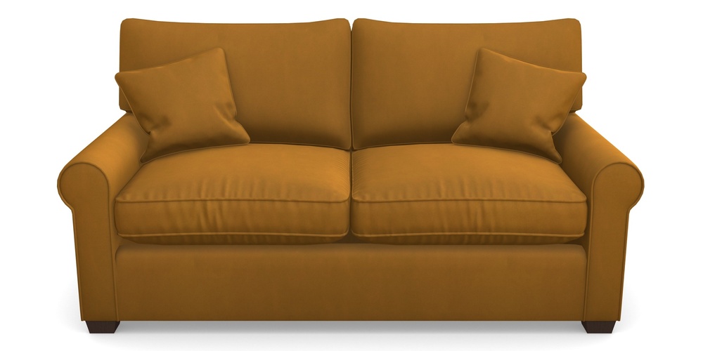 Product photograph of Bignor Sofa Bed 2 5 Seater Sofa Bed In House Clever Velvet - Ochre from Sofas and Stuff Limited