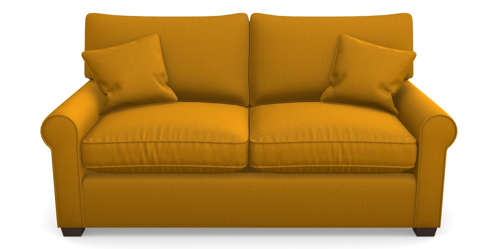 Product photograph of Bignor Sofa Bed 2 5 Seater Sofa Bed In House Velvet - Saffron from Sofas and Stuff Limited