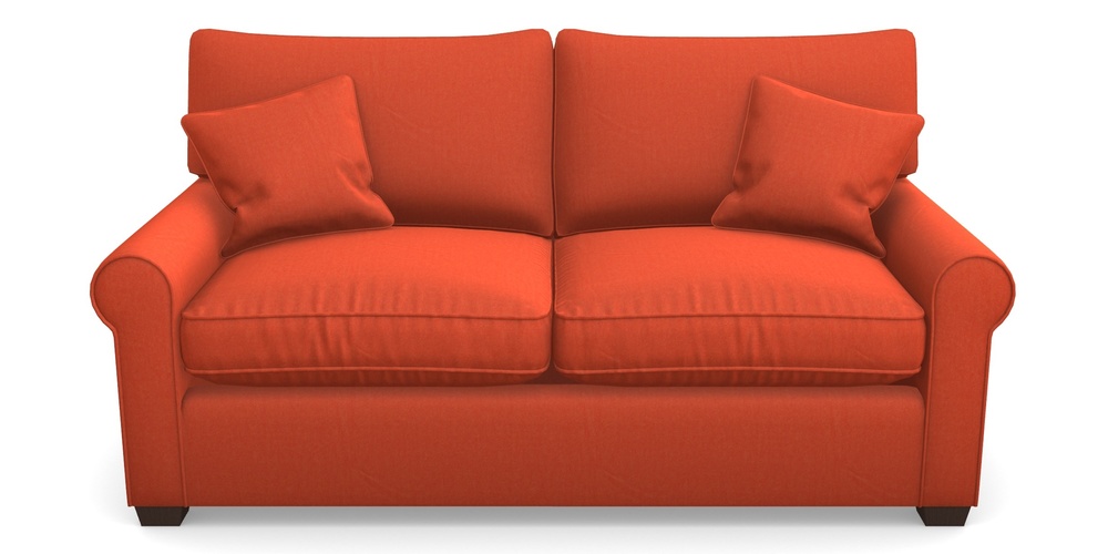 Product photograph of Bignor Sofa Bed 2 5 Seater Sofa Bed In House Velvet - Terracotta from Sofas and Stuff Limited