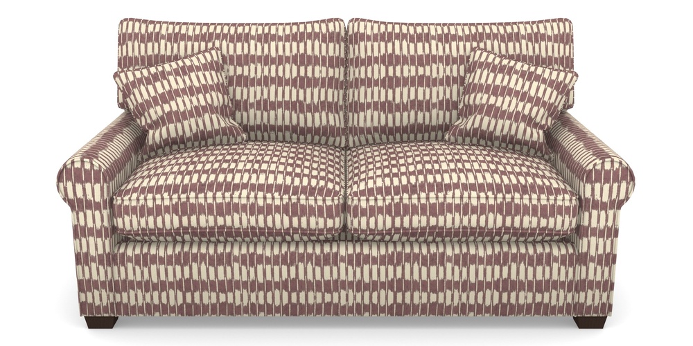 Product photograph of Bignor Sofa Bed 2 5 Seater Sofa Bed In V A Brompton Collection - Ikat - Cacao from Sofas and Stuff Limited