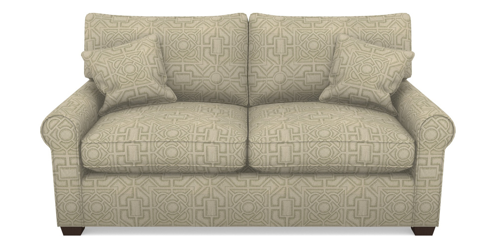 Product photograph of Bignor Sofa Bed 2 5 Seater Sofa Bed In Rhs Collection - Large Knot Garden Linen - Pistachio from Sofas and Stuff Limited