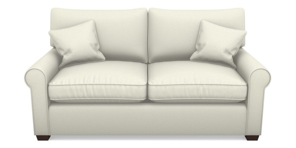 Product photograph of Bignor Sofa Bed 2 5 Seater Sofa Bed In Plain Linen Cotton - Meringue from Sofas and Stuff Limited