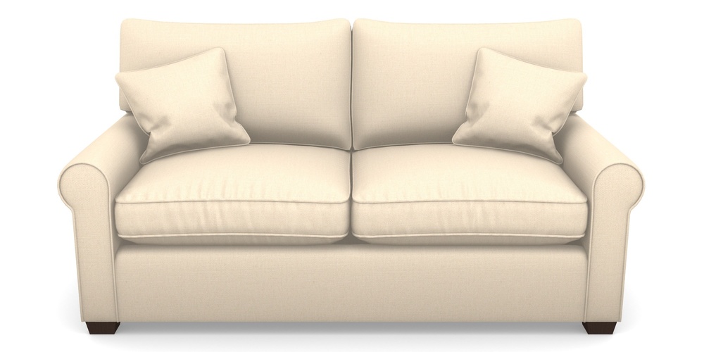 Product photograph of Bignor Sofa Bed 2 5 Seater Sofa Bed In Plain Linen Cotton - Rice Pudding from Sofas and Stuff Limited