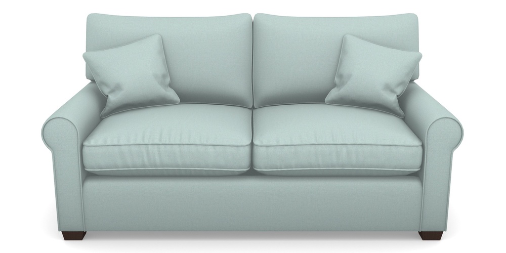 Product photograph of Bignor Sofa Bed 2 5 Seater Sofa Bed In Plain Linen Cotton - Robins Egg from Sofas and Stuff Limited