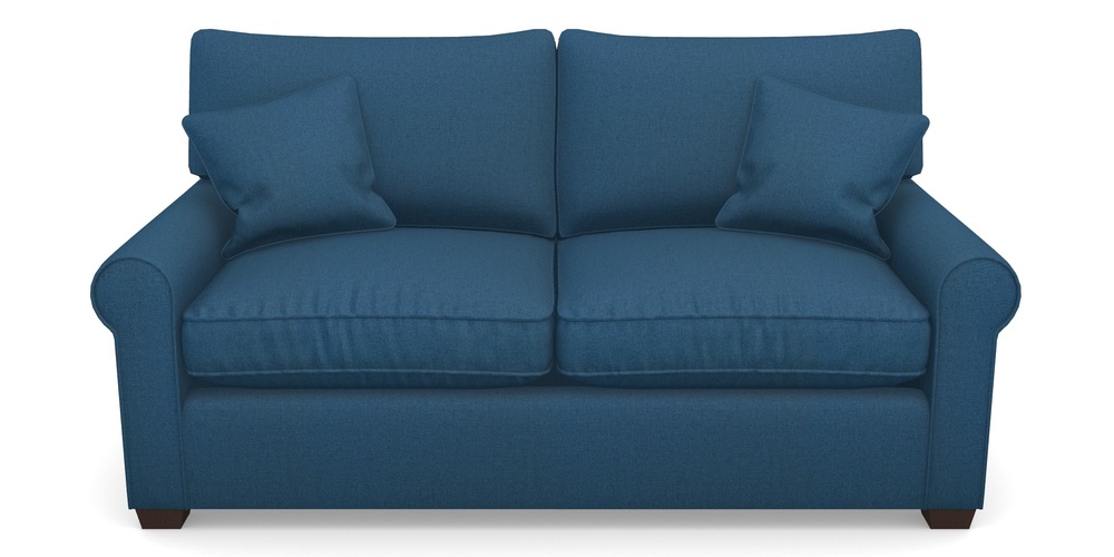 Product photograph of Bignor Sofa Bed 2 5 Seater Sofa Bed In Plain Linen Cotton - Royal Blue from Sofas and Stuff Limited