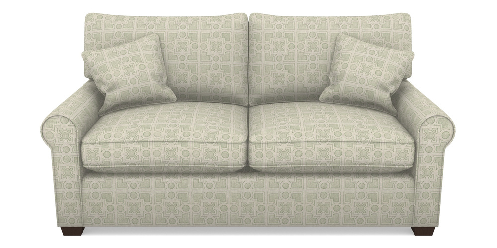 Product photograph of Bignor Sofa Bed 2 5 Seater Sofa Bed In Rhs Collection - Small Knot Garden Cotton Weave - Pistachio from Sofas and Stuff Limited