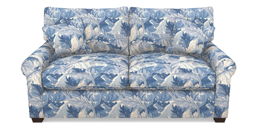 Product photograph of Bignor Sofa Bed 2 5 Seater Sofa Bed In William Morris Collection - Acanthus - Woad from Sofas and Stuff Limited