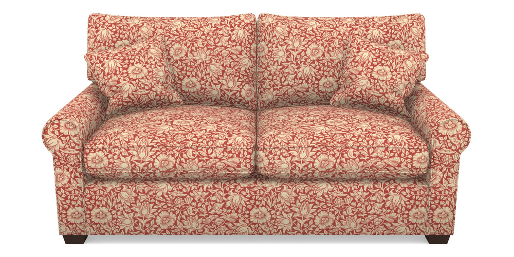 Product photograph of Bignor Sofa Bed 2 5 Seater Sofa Bed In William Morris Collection - Mallow - Madder from Sofas and Stuff Limited