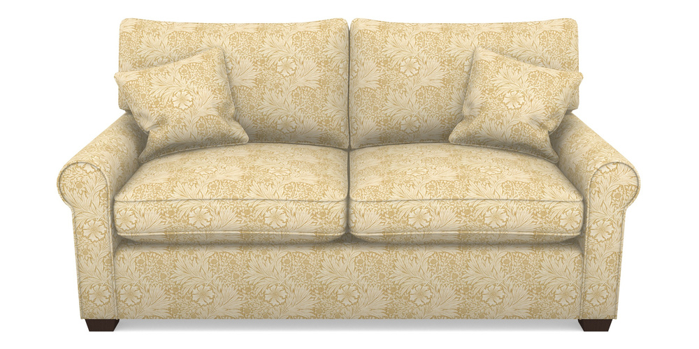 Product photograph of Bignor Sofa Bed 2 5 Seater Sofa Bed In William Morris Collection - Marigold - Lichen Cowslip from Sofas and Stuff Limited