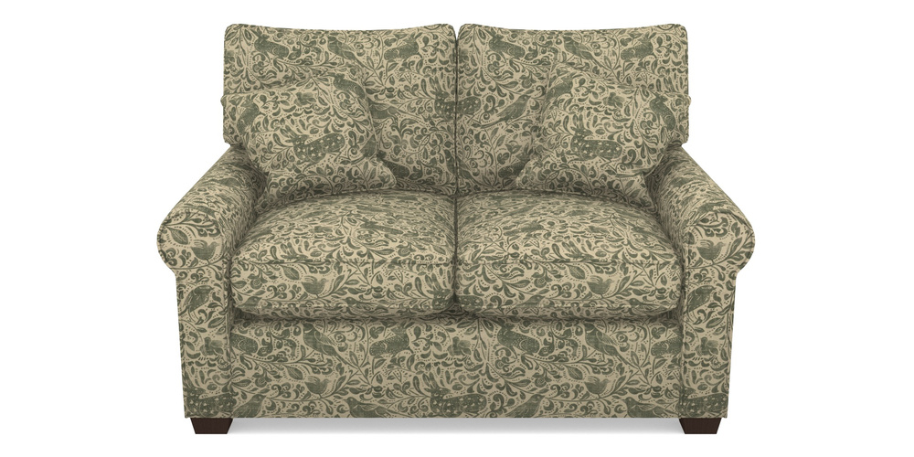 Product photograph of Bignor Sofa Bed 2 Seater Sofa Bed In V A Drawn From Nature - Bird And Rabbit - Dark Green from Sofas and Stuff Limited