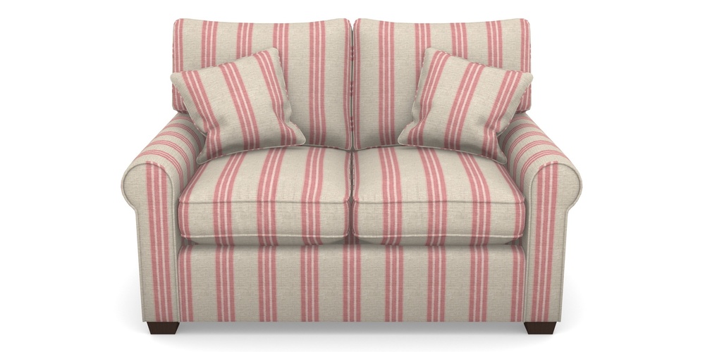 Product photograph of Bignor Sofa Bed 2 Seater Sofa Bed In Cloth 18 Stripes - Bengal - Cranberry from Sofas and Stuff Limited