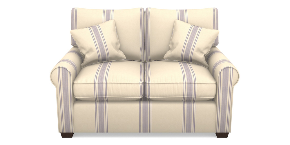 Product photograph of Bignor Sofa Bed 2 Seater Sofa Bed In Cloth 22 - Racing Stripes Cheltenham - Blueberry from Sofas and Stuff Limited