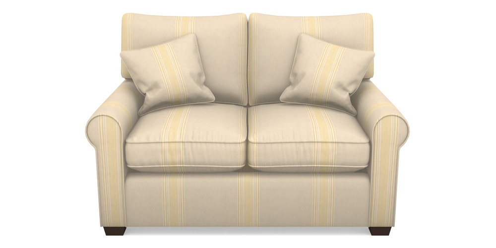 Product photograph of Bignor Sofa Bed 2 Seater Sofa Bed In Cloth 22 - Racing Stripes Cheltenham - Lemon from Sofas and Stuff Limited