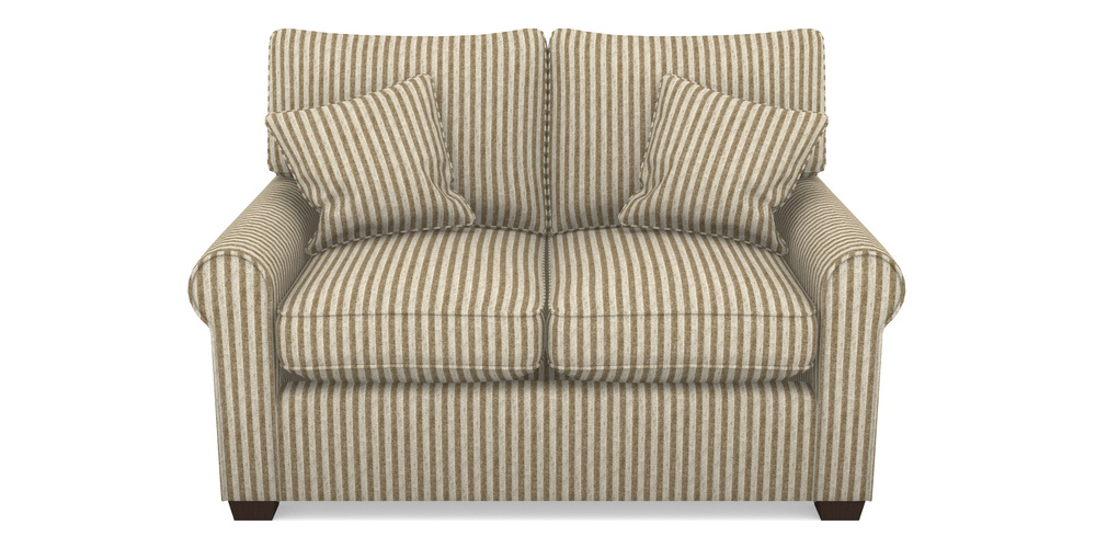 Product photograph of Bignor Sofa Bed 2 Seater Sofa Bed In Cloth 22 - Pinstripe - Fallen Leaf from Sofas and Stuff Limited