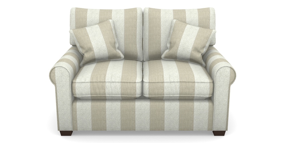 Product photograph of Bignor Sofa Bed 2 Seater Sofa Bed In Dovedale Linen Stripe - Chalk from Sofas and Stuff Limited