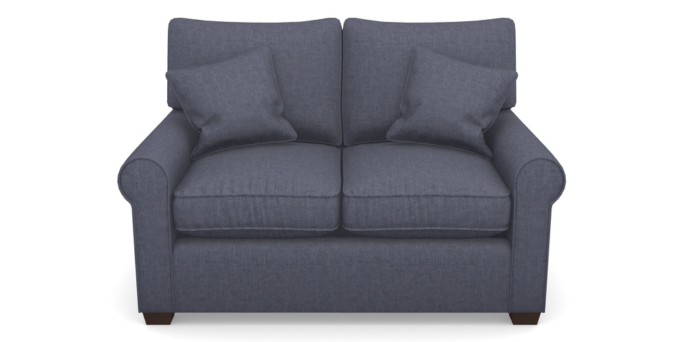 Product photograph of Bignor Sofa Bed 2 Seater Sofa Bed In Easy Clean Plain - Navy from Sofas and Stuff Limited