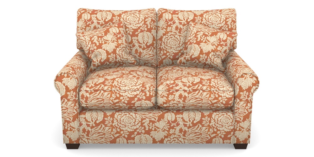 Product photograph of Bignor Sofa Bed 2 Seater Sofa Bed In V A Brompton Collection - Flowering Kale - Terracotta from Sofas and Stuff Limited